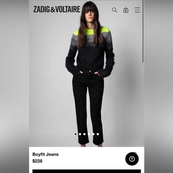 Zadig & Voltaire Boyfit Jeans